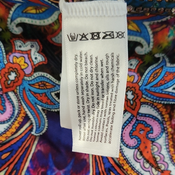 Colorful Patterned Bikini Bottom - Picture 4 of 5